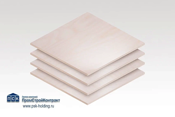 Фанера белая ФК 4x1525x1525 мм Свеза