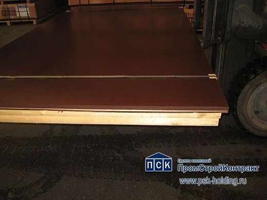 Фанера ламинированная 18x1500x3000 мм Демидовский фанерный комбинат