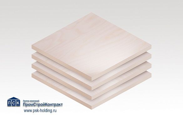 Фанера белая ФК 12x1525x1525 мм Свеза